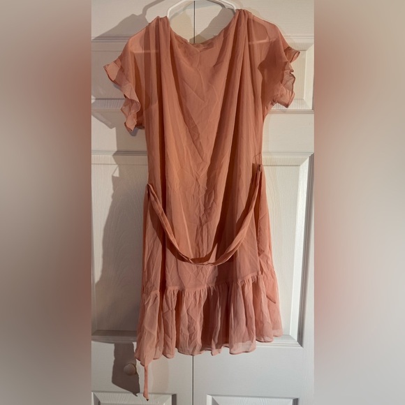 Lauren by Ralph Lauren Pink Ruffled Dress NWT - Picture 5 of 5